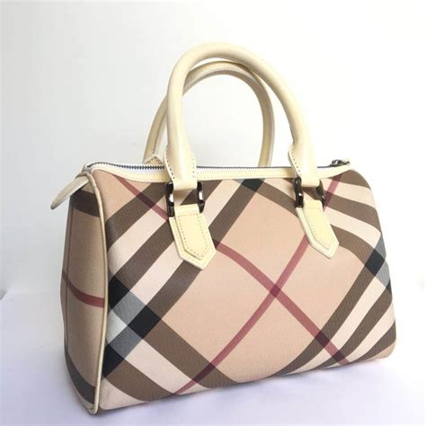 bauletto burberry originale|Burberry Borsa Bauletto Pelle Marron .